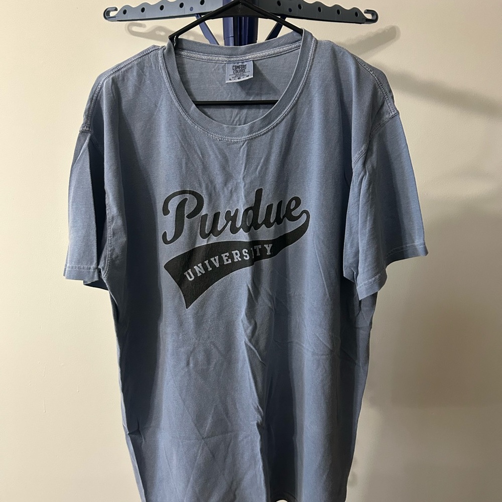 Comfort Colors Blue Purdue University Tee